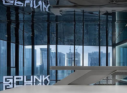創新和鏈接未來的辦公室裝修設計空間是如何設計的——GPUNK哥朋科技